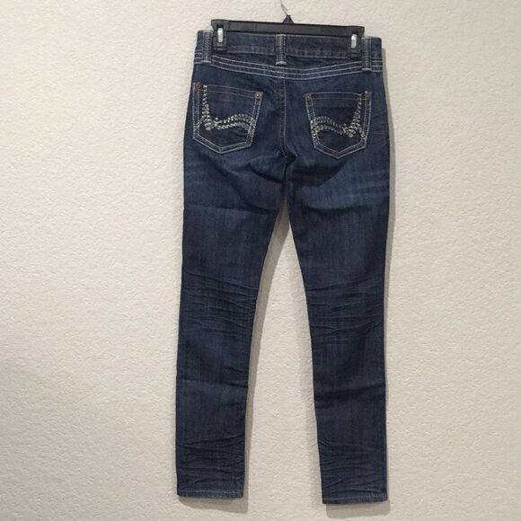 Vanilla Star Dark Wash Skinny Jean - Picture 4 of 5